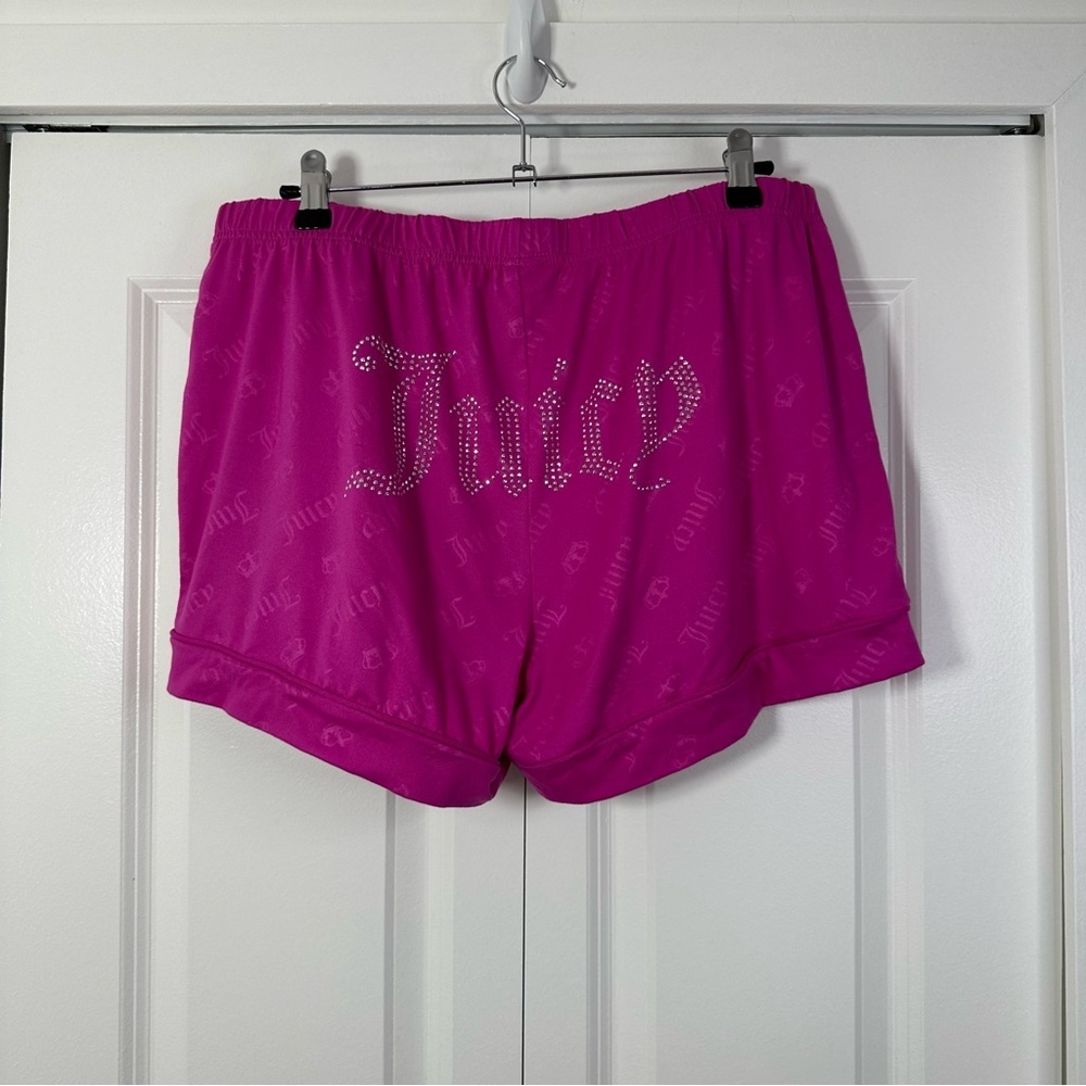 Juicy Couture Fuchsia Lounge Sleep Shorts XL - Picture 2 of 6